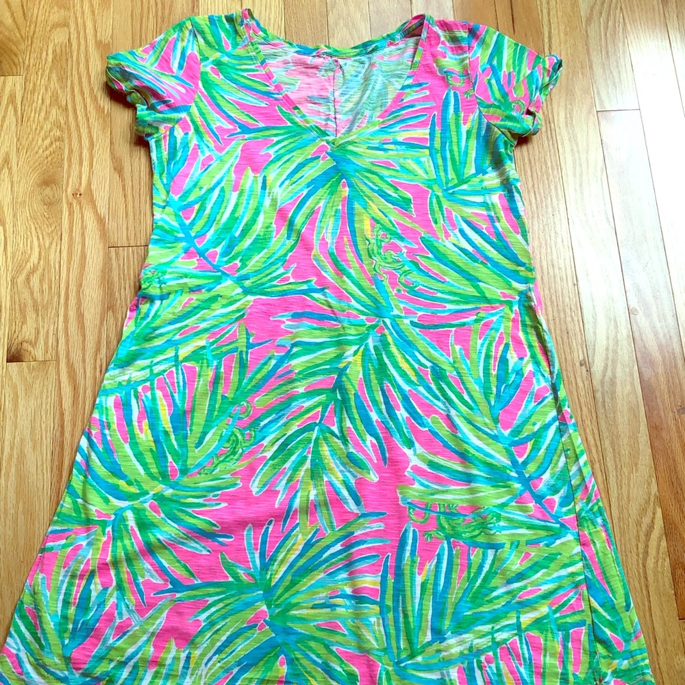 Lilly Pulitzer Tropical Storm T-Shirt Dress - Med